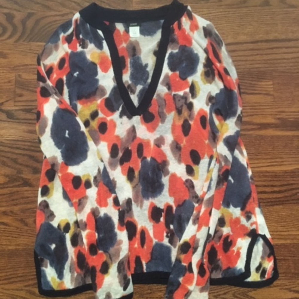 Jcrew multi colored sweater